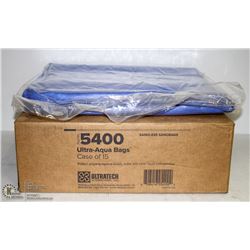CASE OF ULTRATEC ULTRA-AQUA BAGS, 15 PER CASE