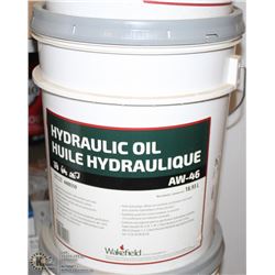 18.93 LITRE PAIL OF WAKEFIELD HYDRAULIC OIL AW-46