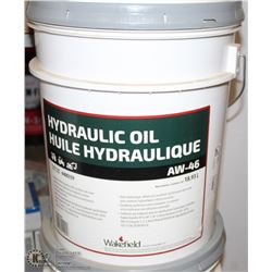 18.93 LITRE PAIL OF WAKEFIELD HYDRAULIC OIL AW-46