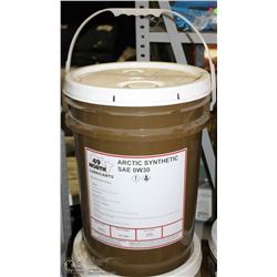 20 LITRE PAIL OF 49 NORTH SAE 0W30 SYNTHETIC OIL