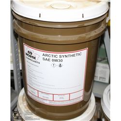 20 LITRE PAIL OF 49 NORTH SAE 0W30 SYNTHETIC OIL
