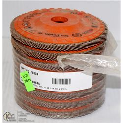 BUNDLE OF 10 WALTER ENDURO/FLEX SPIN ON DISC FLAP