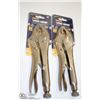 Image 1 : PAIR OF IRWIN 10" VISE GRIP LOCKING PLIERS