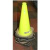 Image 1 : LOT OF 6 HI-VIS GREEN TRAFFIC CONES, 17" TALL