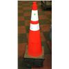 Image 1 : LOT OF 6 ORANGE TRAFFIC CONES, 36" TALL