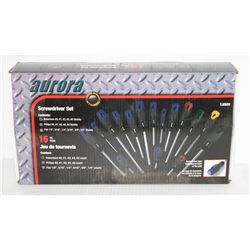 AURORA 16PC SCREWDRIVER SET