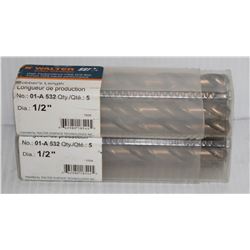 LOT OF WALTER HIGH PERFORMANCE DRILL BITS