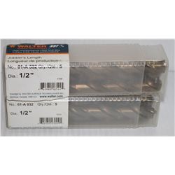 LOT OF WALTER HIGH PERFORMANCE DRILL BITS
