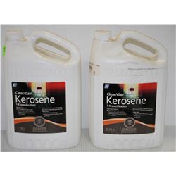 TWO 3.78LITRE JUGS OF CLEAR KEROSENE, 1-K