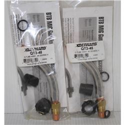 LOT OF 2 BERNARD QT3-45 TUBE ASSEMBLY 45 DEGREE