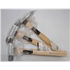 Image 1 : LOT OF 3 AURORA 2OZ  FRAMING HAMMERS, WITH GENUINE