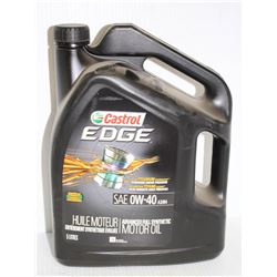 5 LITRE JUG OF CASTROL EDGE SAE 0W-40