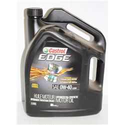 5 LITRE JUG OF CASTROL EDGE SAE 0W-40
