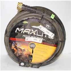 MAXLITE 75FT RUBBER HOSE