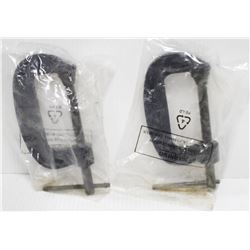 PAIR OF 3 INCH AURORA C-CLAMPS