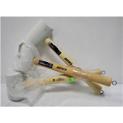 LOT OF 3 AURORA 16OZ RUBBER MALLETS