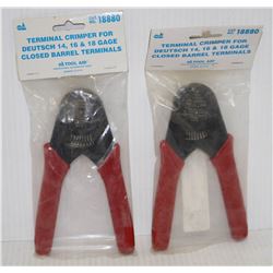 LOT OF 2 TERMINAL CRIMPERS