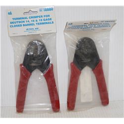 LOT OF 2 TERMINAL CRIMPERS