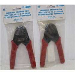 LOT OF 2 TERMINAL CRIMPERS