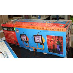 PORTABLE 1000 WATT WORKLIGHT ON TRIPOD