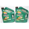 Image 1 : TWO BOTTLES OF CASTROL GTX HIGH MILEAGE 10W-30