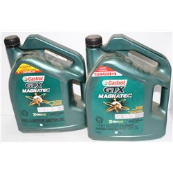 2 JUGS OF CASTROL GTX MAGNATEC SAE 5W-20