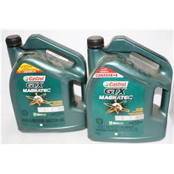 2 JUGS OF CASTROL GTX MAGNATEC SAE 5W-20