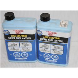 2 BOTTLES OF KLEENFLO LOW SULFUR DIESEL FUEL