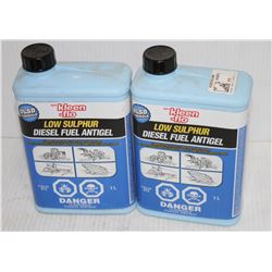 2 BOTTLES OF KLEENFLO LOW SULFUR DIESEL FUEL