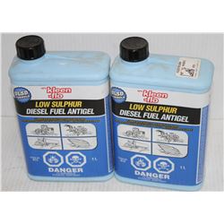 2 BOTTLES OF KLEENFLO LOW SULFUR DIESEL FUEL