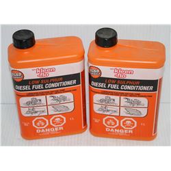 2 BOTTLES OF KLEENFLO LOW SULFUR DIESEL FUEL