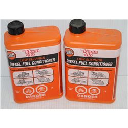 2 BOTTLES OF KLEENFLO LOW SULFUR DIESEL FUEL