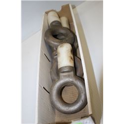 LOT OF LARGE EYE BOLTS