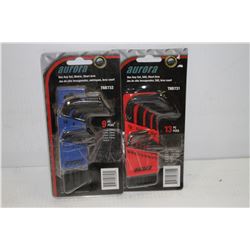 AURORA METRIC SHORT ARM HEX KEY SET & SAE SHORT