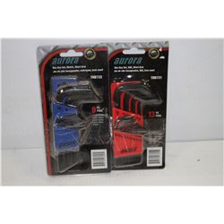 AURORA METRIC SHORT ARM HEX KEY SET & SAE SHORT