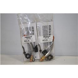 LOT OF 2 BERNARD QT3-45 TUBE ASSEMBLY 45 DEGREE