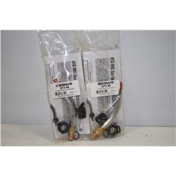 LOT OF 2 BERNARD QT3-45 TUBE ASSEMBLY 45 DEGREE