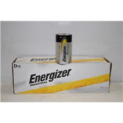 CASE OF 12 ENERGIZER D12 BATTERIES