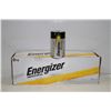 Image 1 : CASE OF 12 ENERGIZER D12 BATTERIES