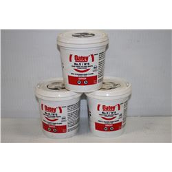 3 PAILS OATEY NO.5 LEAD FREE SOLDER PASTE