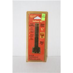 MILWAUKEE SELFEED BIT, 1-1/8 INCH