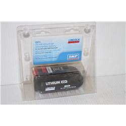 LINCOLN 20 VOLT LITHIUM ION RECHARGABLE BATTERY