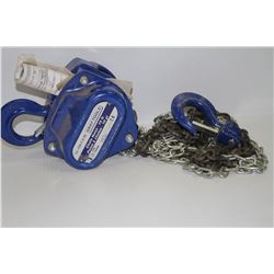GRAY TOOLS 1-1/2 TON 10FT CHAIN HOIST