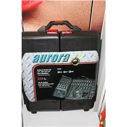 AURORA 210 PIECE SOCKET AND WRENCH SET
