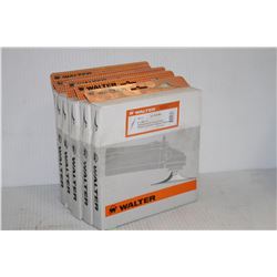 LOT OF 5 WALTER 6 X 5/8 - 11 BACKING PADS FOR