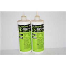 2 BOTTLES GREENLEE CABLE PULLING LUBRICANT