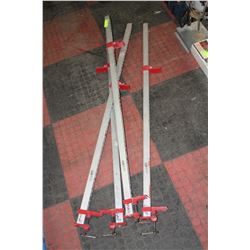 SET OF 4 BAR CLAMPS