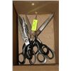 Image 1 : 4 PAIR UPHOLSTRY SCISSORS