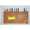 Image 1 : SET OF WOOD CARVING TOOLS