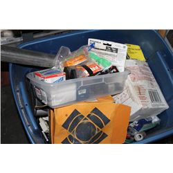BOX ASST TOOLS / GARAGE ITEMS